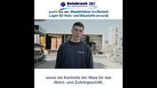 Beinbrech Recruitment Staplerfahrer Lager und Holz Baustoffe