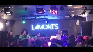 The Spotlight Band sings "Tonight Is The Night" at Lamont's Entertainment Complex.