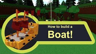 How to Build the Thumbnail Boat in Build A Boat For Treasure!