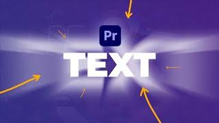 Word for Word Text Animation in Adobe Premiere Pro 2023