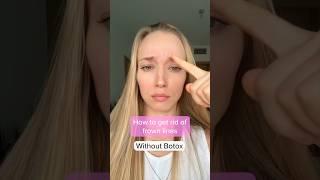 How To Get Rid of Frown Lines WITHOUT Botox  #facemassage #frownlines #antiaging
