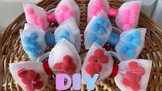 МК Банты с помпонами //DIY bows with pompon