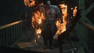 Super Tyrant / Mr X Final Boss Fight - Resident Evil 2 Remake (Hardcore, No Damage)