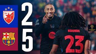 HIGHLIGHTS | RED STAR BELGRADE 2 vs 5 FC BARCELONA | UEFA CHAMPIONS LEAGUE 2024/25