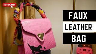 Making a Faux leather structured handbag | Eris Atelier