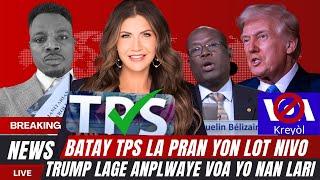 GWO NOUVEL 17 MAS;TRUMP FEMEN VOA KREYOL ,AYISYEN YO RELE DONALD TRUMP LAJISTIS POU TPS LA