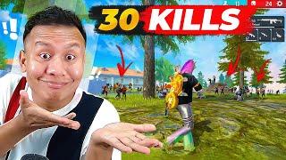 30 Kills Op Solo Vs Squad Gameplay with Golden Sakura S01  Tonde Gamer - Free Fire Max