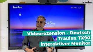 Videorezension - Traulux TX90 interaktiver Monitor