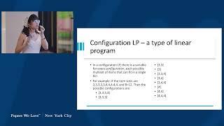 Yiduo Ke on Bin packing can be solved within 1 + ε in linear time [PWL NYC]