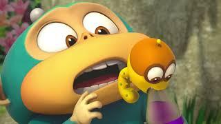 Alien Monkeys  Dog III - Worm - Scibble - Animation for Kids