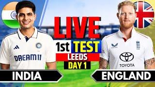 India vs England, 1st Test, Day 1 | Live Cricket Match Today | IND vs ENG Live Match | 2nd Session