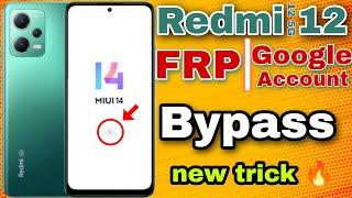 #Redmi 12 / 12 5G FRP BYPASS Xiaomi|| Redmi 12 5G Google Account Bypass ||100% Easy