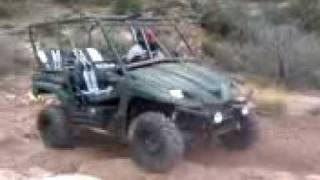 Steve Kickin As$ in Moab on his '08 Teryx