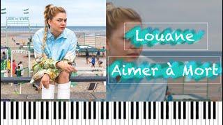 Louane - Aimer à Mort Piano Instrumentale