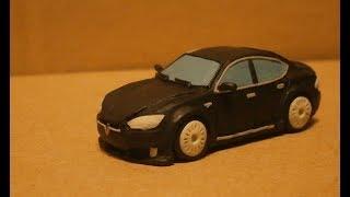 Урок как слепить из пластилина Tesla Model S | Tutorial how to sculpt Tesla