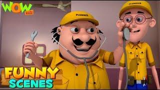 BEST SCENES of MOTU PATLU | FUNNY Cartoons in Hindi | Wow Kidz | Compilation 66