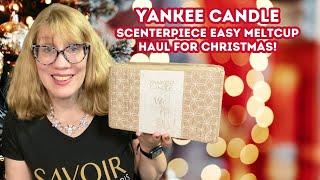 Yankee Candle Scenterpiece Easy MeltCup Haul for Christmas!