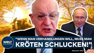 UKRAINE KRIEG: Friedensverhandlungen mit Putin? "Solange man den Dialog verweigert wenig Chancen!"