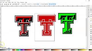 Google image to svg using inkscape. Creating a cut file for cricut