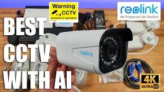 Reolink RLK8-810B4-A 4K CCTV with NVR Unboxing and Setup BEST 4K CCTV System with AI