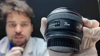 оптическая ось на canon 28mm f1.8 это вам не шутки