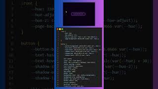 Glowy Button Using HTML and CSS #shorts
