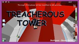 FIRST TIME PLAYING TREACHEROUS TOWER!? // Roblox Treacherous Tower!