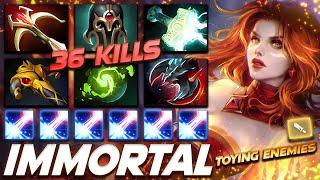 LINA FLAME OWNAGE - Dota 2 Pro Gameplay [Watch & Learn]