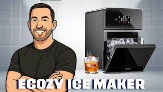ecozy Sphere Ice Maker for Whiskey Lovers - Clear Ice Ball Maker, A Great Gift for Dad 