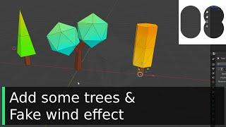 Day 8: I added some tree models and fake wind effects to my Godot 3d game - NhijQuang