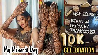 Engagement Mehendi Day | Suprise 10K Celebration | Kaviya Karun 