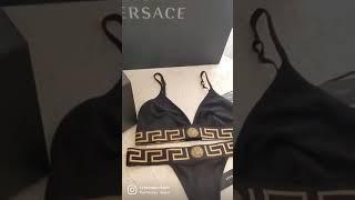 versace bralette thong set #shorts #tiktok #reels #viralvideo #lingerie #versace  #luxuryfashion