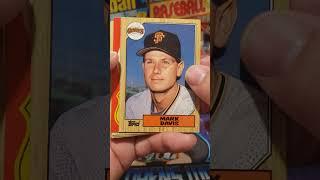 1987 Topps Baseball Cards Wax Pack Opening #sportsmemorabilia #junkwax #vintagesportscards