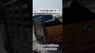 Budget Land for sale near zion school 1kms Sri,Mappedu near selaiyur️️