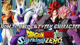 How To Unlock Every Character In Dragon Ball Sparking Zero! Everything You Need To Know!