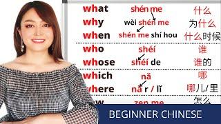 BEGINNER Chinese----QUESTION WORDS in Chinese, learn them easily with mind map/ Yimin Chinese