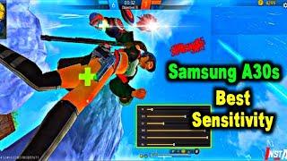 Samsung Galaxy A30/A30s Free Fire Auto Headshot Sensitivity Setting|| New 2024