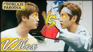 BTS - JIN VS V - Doblaje Parodia - V.Alex