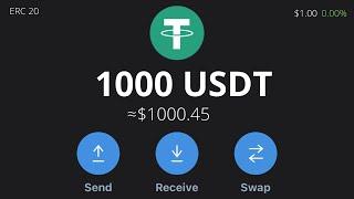 claim free $20 usdt giveaway on trust wallet | tether usdt