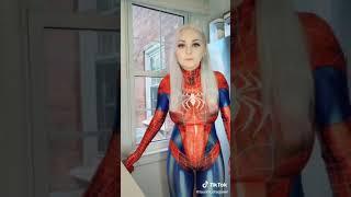 Sexy Girl in Spider-Man Costume 3