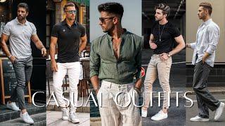 Attractive Casual Outfit Ideas For Men | Best Men's Fashion 2024 | Summer Outfit Ideas For Men 2024