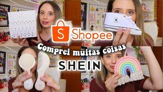 COMPRAS NA SHOPEE e na SHEIN #21 VEM QUE TEM MUUUUUUUITA COISA LEGAL!!