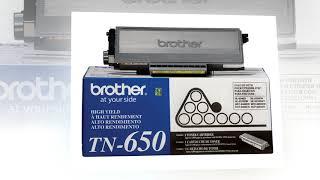 Brother Genuine High Yield Toner Cartridge, TN650, Replacement Black Toner