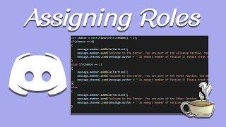 Coding Your Own Discord Bot - Discord.js - Assigning and Creating Roles - *OLD*