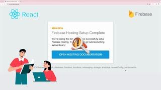 firebase hosting setup complete | firebase hosting setup complete after deploy react