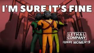 Lethal Company Funny Moments that are PERFECTLY FINE WE'RE FINE IT'S FINE