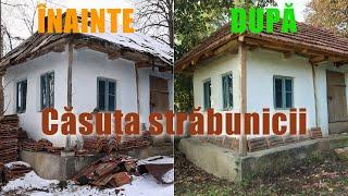 Am pus acoperiș "nou" la căsuța de lut a străbunicii