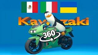 Los Pingüinos meme but Mexico - Italy - Ukraine | 360º VR