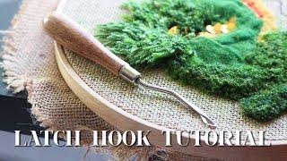 How to use latch hook: easy tutorial for your fiber art project | Natural Minimalism