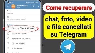 Come recuperare chat, foto, video e file cancellati di Telegram (2023)